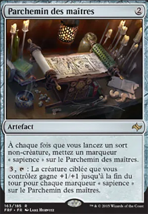 Parchemin des maîtres