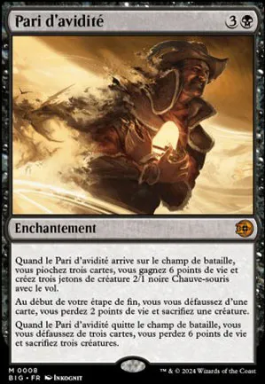 Pari d'avidité