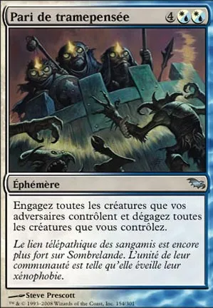 Pari de tramepensée