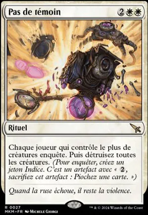 Pas de témoin