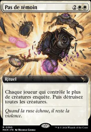Pas de témoin