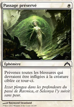 Passage préservé