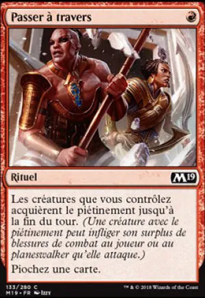 Passer à travers