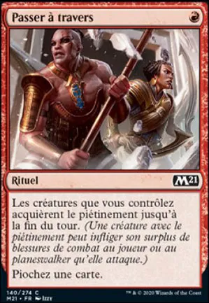 Passer à travers