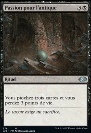 Passion pour l'antique