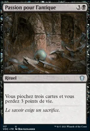 Passion pour l'antique