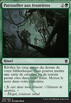 Patrouiller aux frontières
