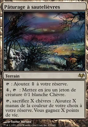 Pâturage à sautelièvres