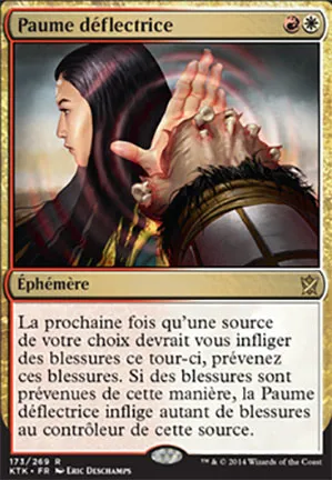 Paume déflectrice