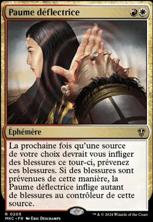 Paume déflectrice
