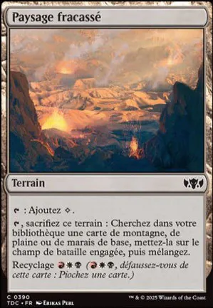 Paysage fracassé