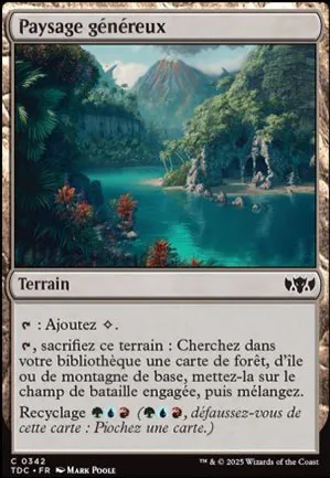 Paysage généreux