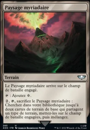 Paysage myriadaire