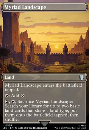 Paysage myriadaire