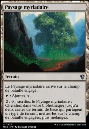 Paysage myriadaire