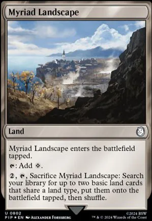 Paysage myriadaire