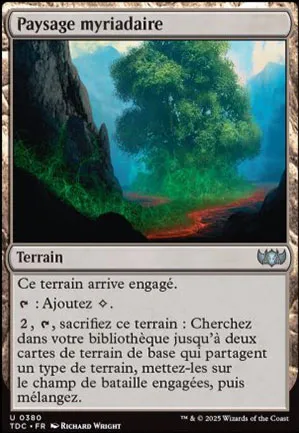 Paysage myriadaire