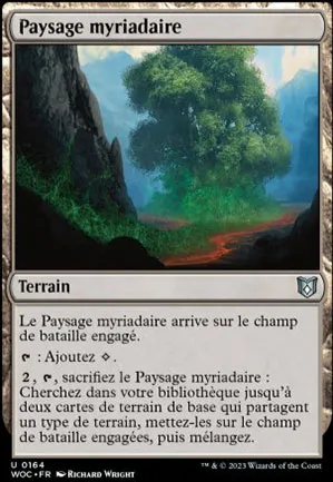 Paysage myriadaire