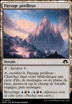 Paysage périlleux