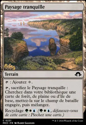 Paysage tranquille