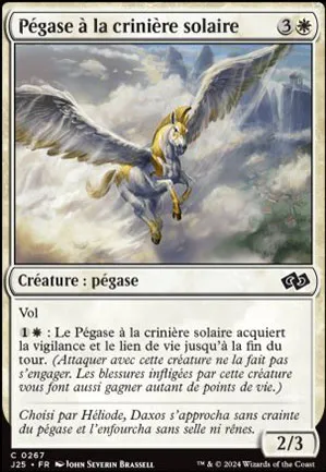 Pégase à la crinière solaire