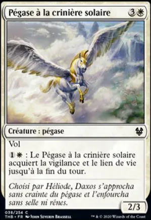 Pégase à la crinière solaire