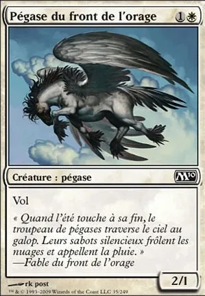 Pégase du front de l'orage