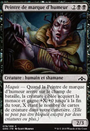 Peintre de marque d'humeur