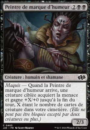 Peintre de marque d'humeur