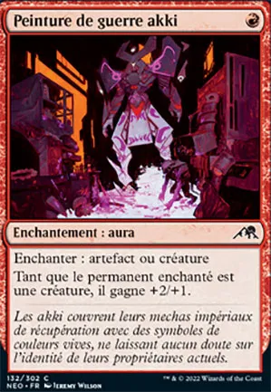 Peinture de guerre akki