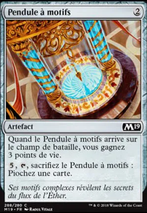 Pendule à motifs