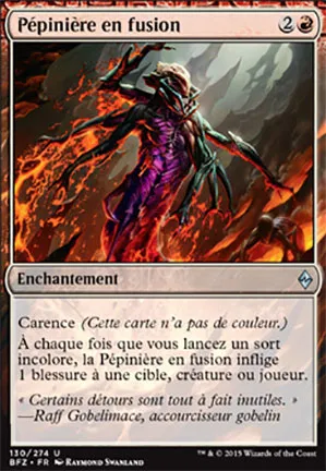 Pépinière en fusion