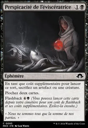 Perspicacité de l'éviscératrice