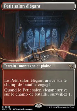 Petit salon élégant