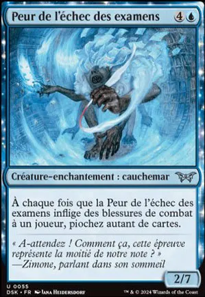 Peur de l'échec des examens