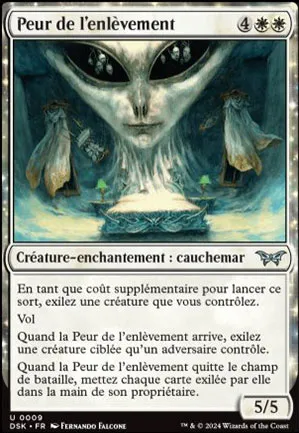 Peur de l'enlèvement