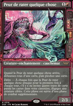 Peur de rater quelque chose