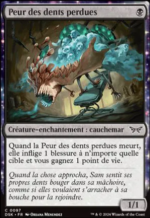 Peur des dents perdues