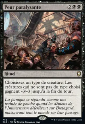 Peur paralysante
