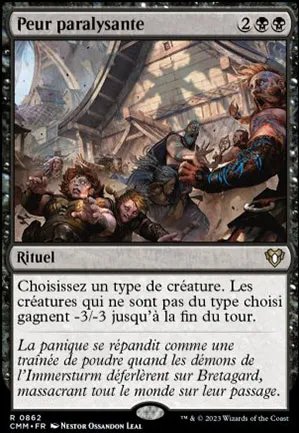 Peur paralysante