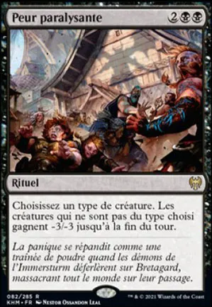 Peur paralysante
