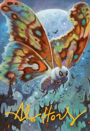 Phalène pondeuse lumineuse - Illustration