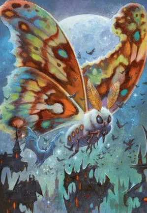 Phalène pondeuse lumineuse - Illustration
