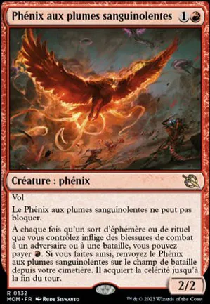 Phénix aux plumes sanguinolentes