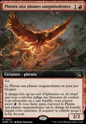 Phénix aux plumes sanguinolentes