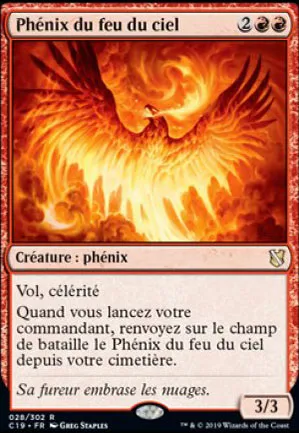 Phénix du feu du ciel