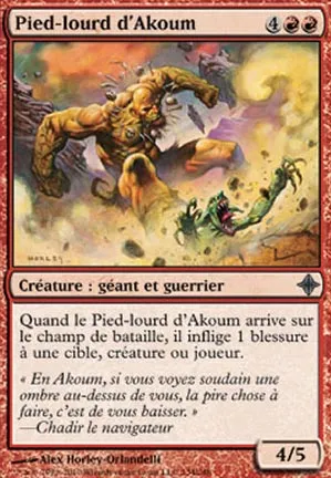 Pied-lourd d'Akoum
