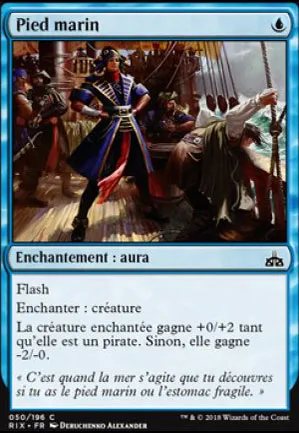 Pied marin