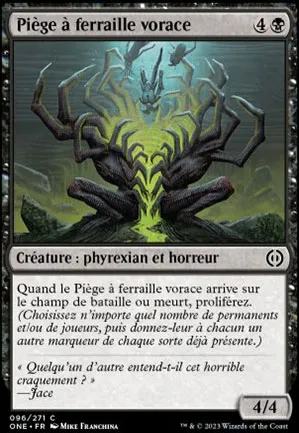Piège à ferraille vorace