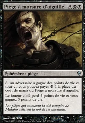 Piège à morsure d'aiguille